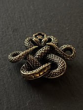 Messingfigur Schlangenpaar |