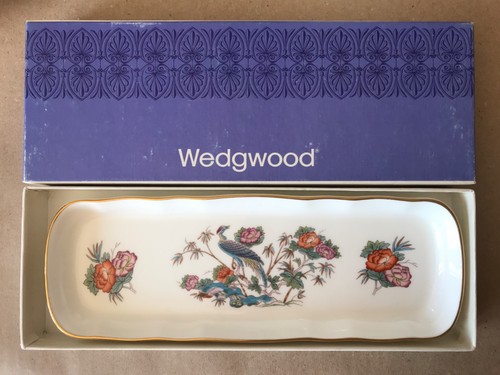 Wedgwood kutani crane trinket - kutani,