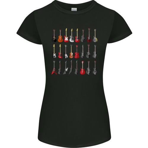 Una collezione chitarre - una,