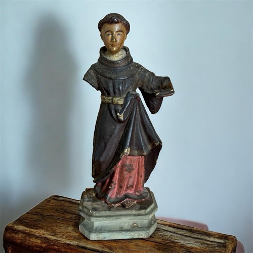 Antica statua lignea - antica,