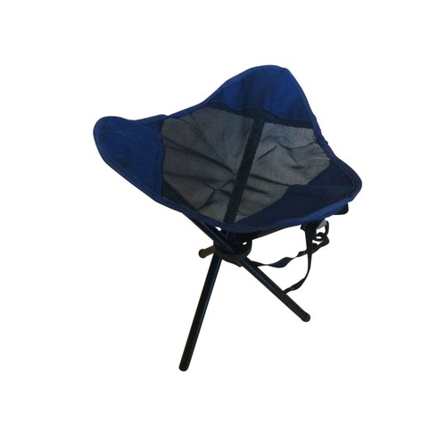 Sgabello blu moderno gambe - 3,