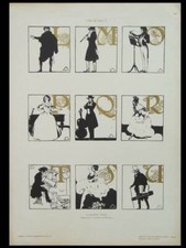 TYPOGRAPHIE ART NOUVEAU -1910-