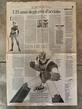 I 25 ANNI DEGLI EROI D'ACCIAIO PAGINA DI GIORNALE ORIGINALE 2003