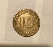 MONETA 10 Pfennig 1950 Zecca F