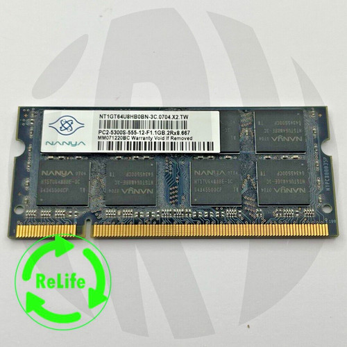 Memoria ram 1gb - 1gb, nanya