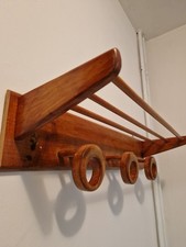 Attaccapanni da parete in faggio di FG, Italia, anni '70