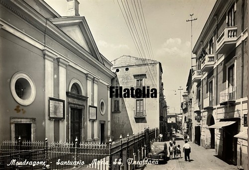 Cartolina mondragone santuario - cartolina,