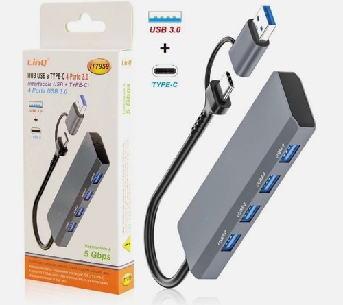 Linq hub porte usb 0 - hub, 3.0