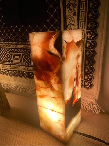 Lampada rettangolare onice - rettangolare,