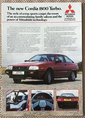 Mitsubishi colt cordia 1800 - colt,