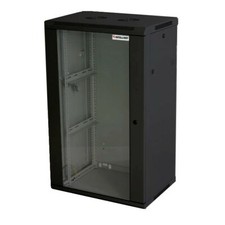 Armadio Rack 19'' a muro 20 unità sezione unica prof. 600mm Nero