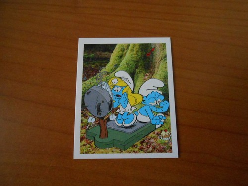 Figurina puffi girotondo nel - i,