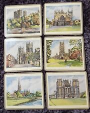 Pimpernel - Set 6 rare tovagliette cattedrali inglesi - in scatola originale