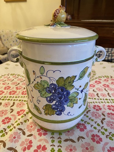 Vaso ceramica decorato porta - decorato,