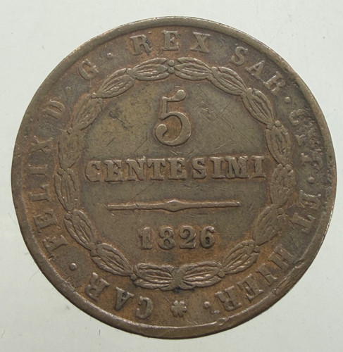 Centesimi 1826 vittorio - 1826,