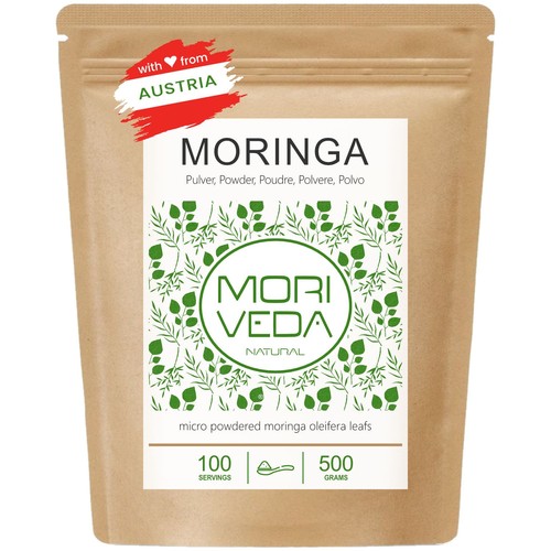 Moringa foglia polvere - foglia, 500g