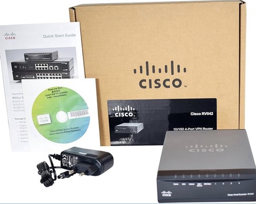 Cisco rv042 router vpn - router, dual