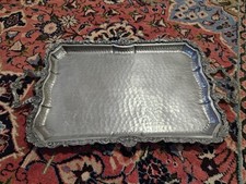 Vassoio Color Argento Due Manici