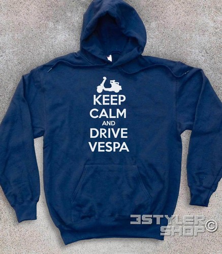 Felpa unisex keep calm and - unisex,