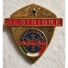 Distintivo/Spilla Sestriere - Scuola Italiana Sci - A.M.S.I.