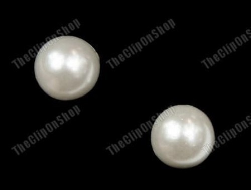 Bianco crema 8mm - 8mm, finta
