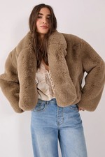 Cappotto pelliccia sintetica visone Nastygal donna giorno per notte giacche e cappotti