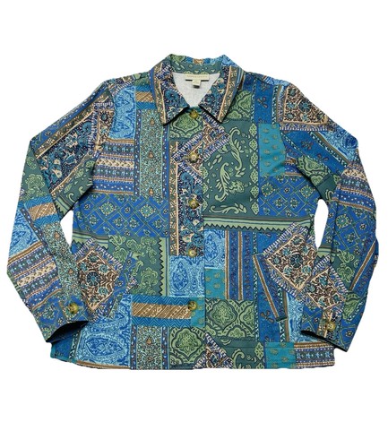 Giacca patchwork paisley