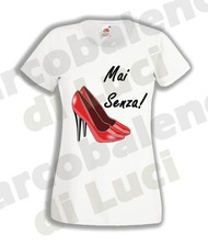 T-SHIRT DONNA MAI SENZA TACCHI