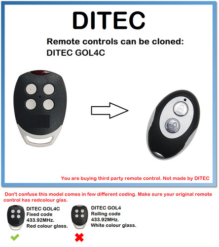 Ditec gol4c duplicatore - ditec,
