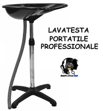 LAVATESTA PORTATILE PROFESSIONALE ALTEZZA REGOLABILE DA 80 A 110 CM PARRUCCHIERE