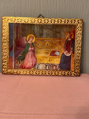 Wooden icon annunciation - wooden, to