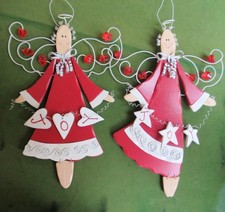 2 grandi angeli natalizi fatti