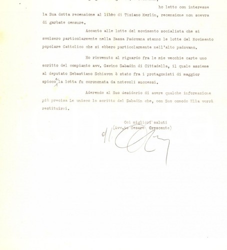 1961 padova cesare - padova, crescente