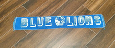 SCIARPA SCARF BUFANDA CALCIO ULTRAS NAPOLI BLUE LIONS NO ADESIVO FEDAYN CUCB