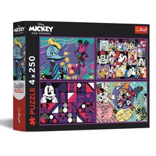 Trefl - Puzzle 4in1: Disney