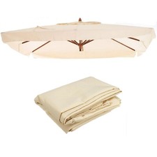 TELO RICAMBIO PER OMBRELLONE GIARDINO OASIS 3X2 3X3 3X4 ECRÙ COPERTURA ESTERNO