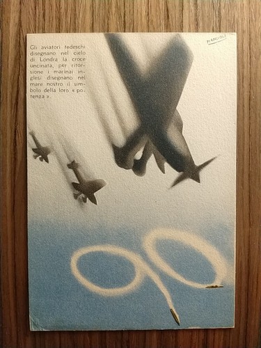 Mancioli cartolina aeronautica - mancioli,