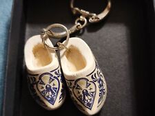 Vintage Holland Clog Shoes Keychain Novelty Collectible