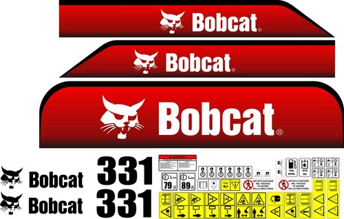 Bobcat 331 decalcomanie - 331,