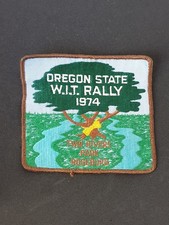 Very big boy scout badge - big,