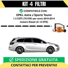 Kit 4 Filtri Tagliando per