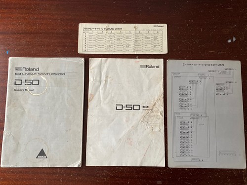 Manuali roland 50 - roland, d-50