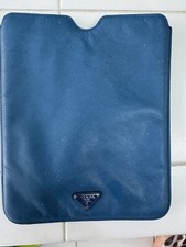 Prada Blue Saffiano Leather