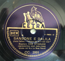 EBE STIGNANI - SANSONE E DALILA - CETRA CC 2001
