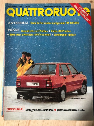 Rivista quattroruote 1987 - 1987, nr