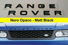 Range rover emblema scritta - range,