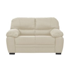 Divano 2 e 3 Posti SARAH Similpelle Effetto Nabuk o Tessuto Con Braccioli