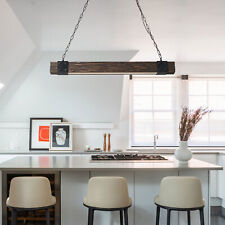 Lampadario rustico in legno