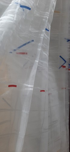 Metri tessuto tenda organza - 4,