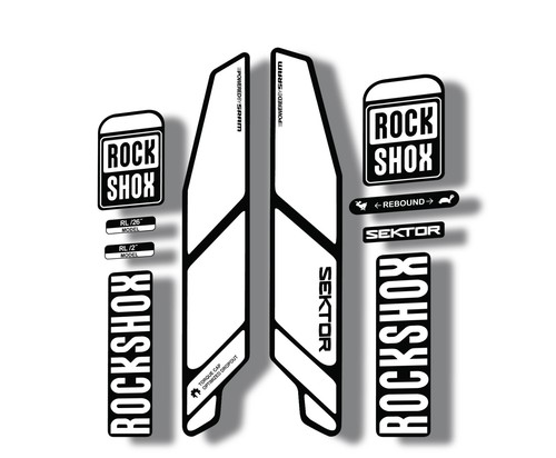 Adesivo rock shox sektor 2015 - rock,